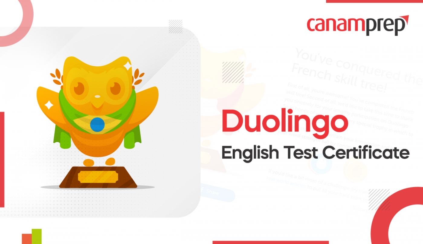Duolingo English Test Certificate
